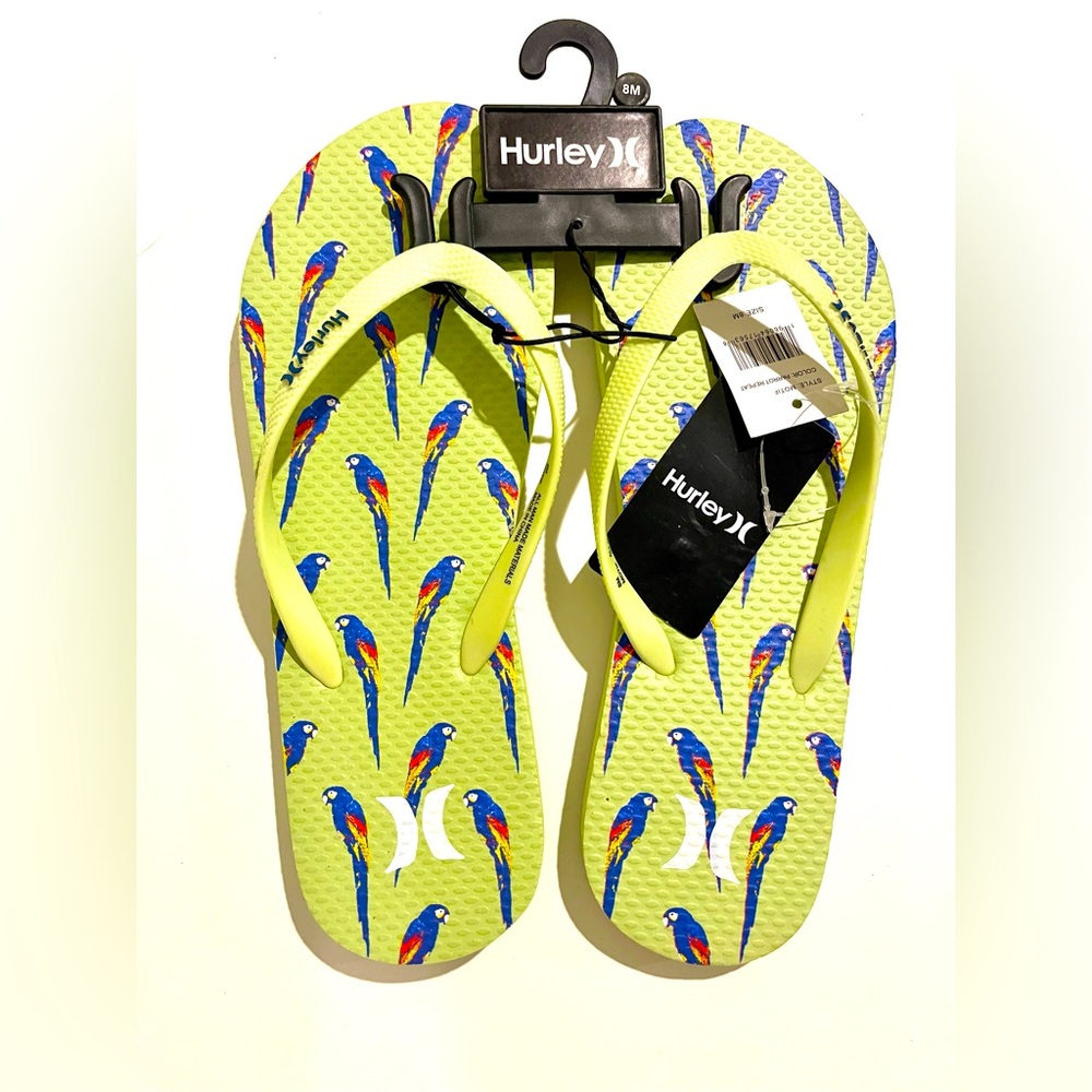 Hurley Tropical Parrot Flip Flops